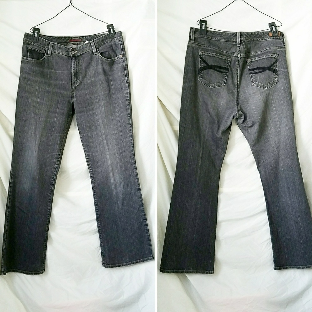 Eddie Bauer Shaped Fit Gray Jeans